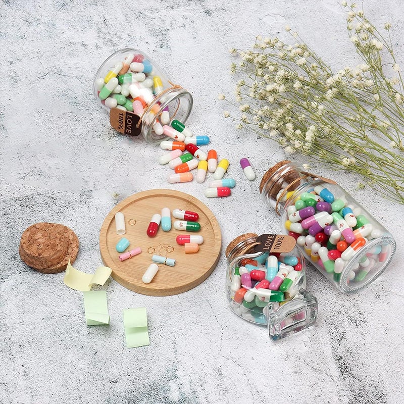 Capsule Letters Message In the Bottle (Mixed Color π)