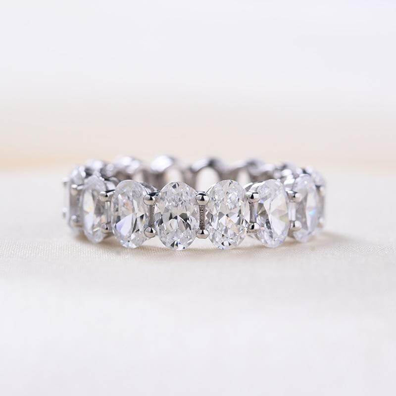 Oval Wide Zirconia Ring