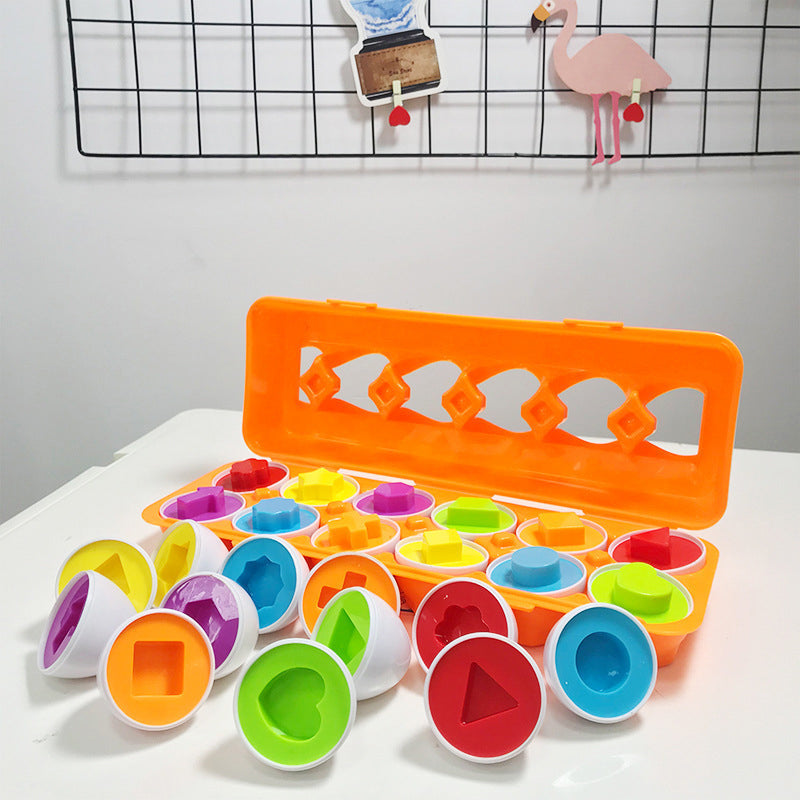 【Big Sale】Color & Shapes Matching Egg Set