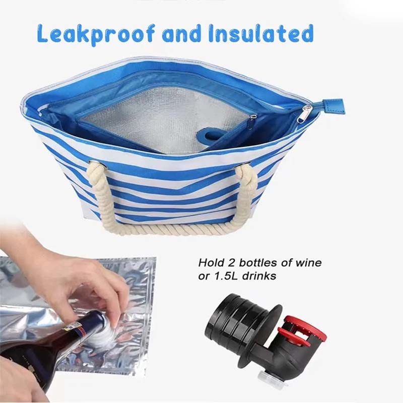 Red Wine Dispenser Tote Bag