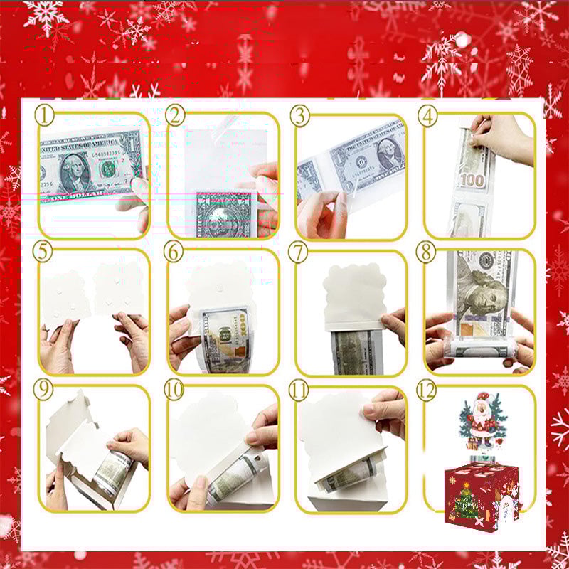 Christmas Themed Surprise Money Box
