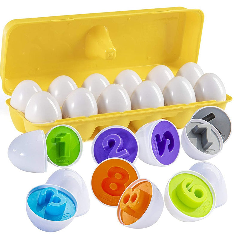 【Big Sale】Color & Shapes Matching Egg Set