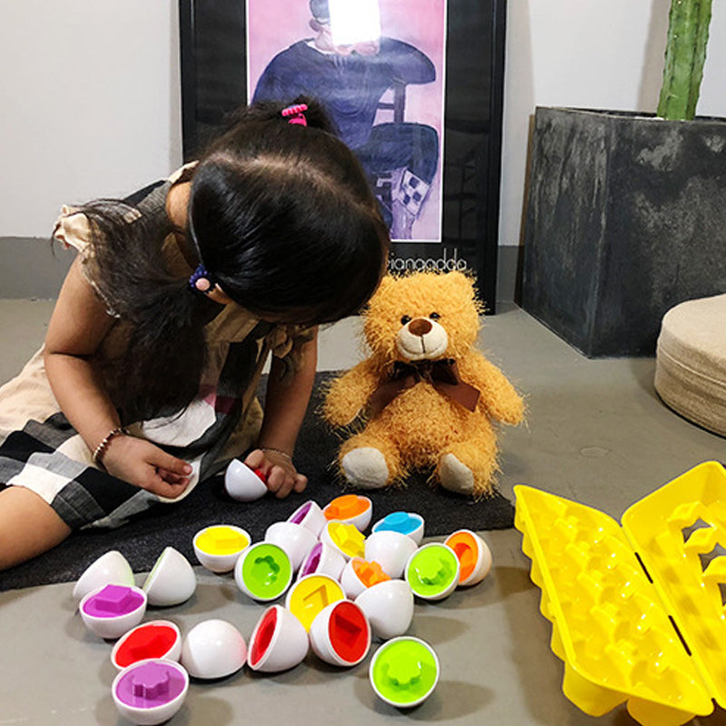 【Big Sale】Color & Shapes Matching Egg Set