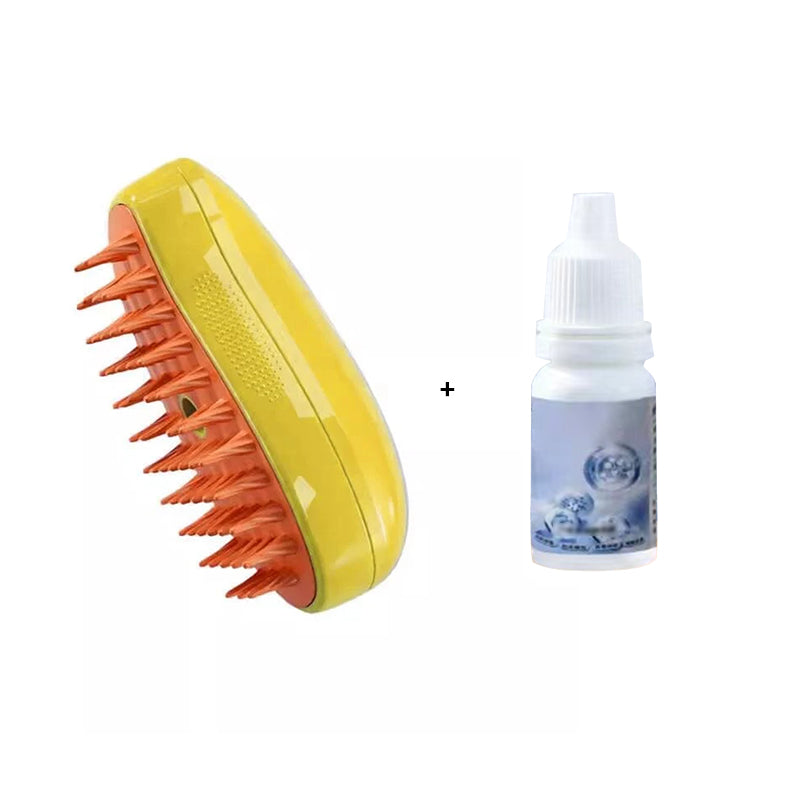 Spray floating hair comb