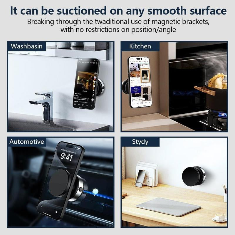 Vacuum Magnetic Phone Holder