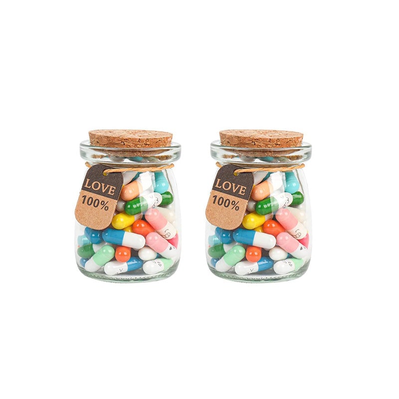 Capsule Letters Message In the Bottle (Mixed Color π)