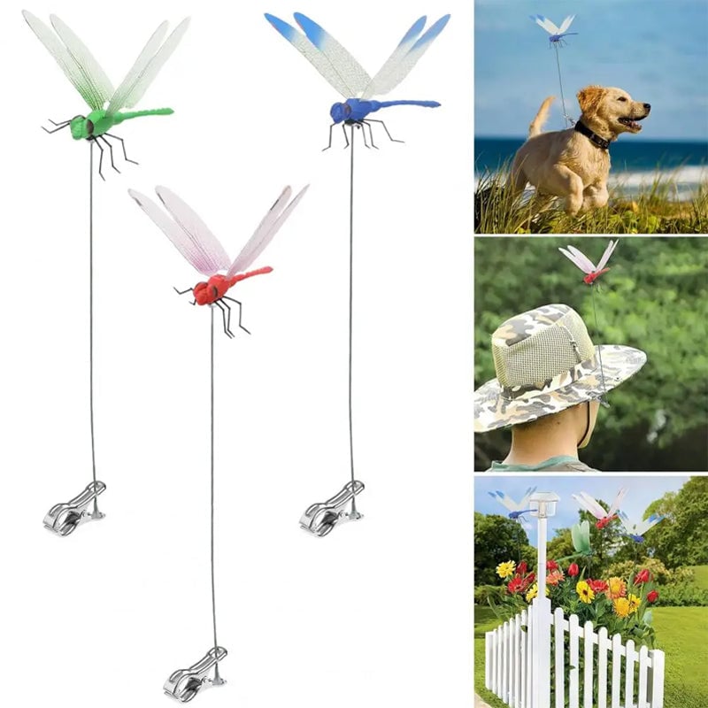 Simulation stick dragonfly clip