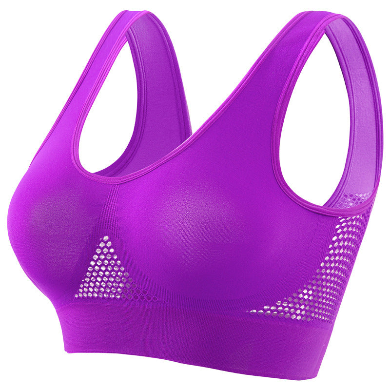 Mesh Breathable Sports Bra
