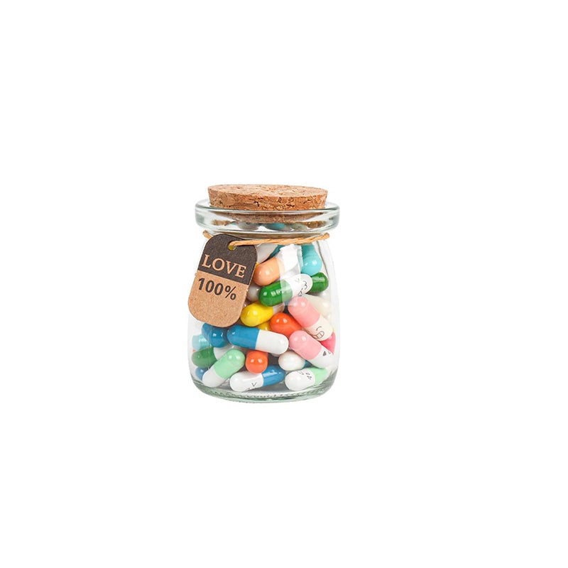 Capsule Letters Message In the Bottle (Mixed Color π)