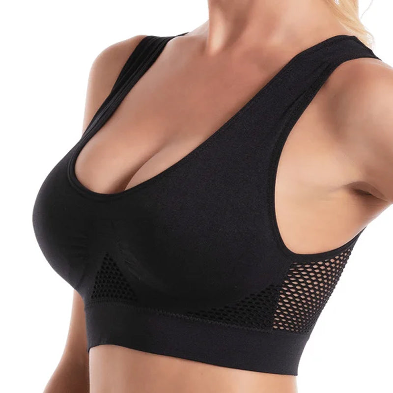 Mesh Breathable Sports Bra