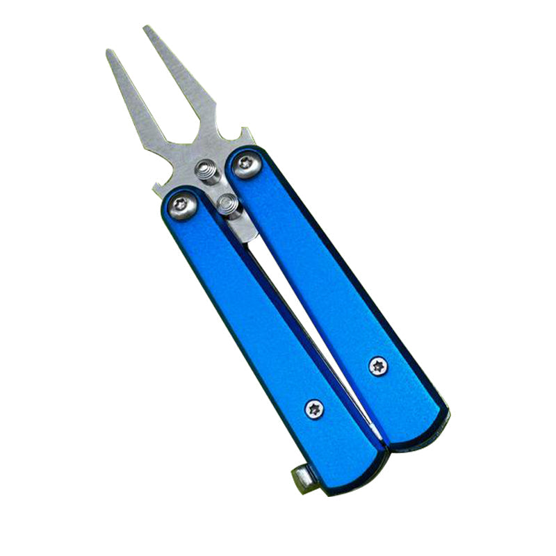 Folding Butterfly Golf Divot Tool with Bottle Opener