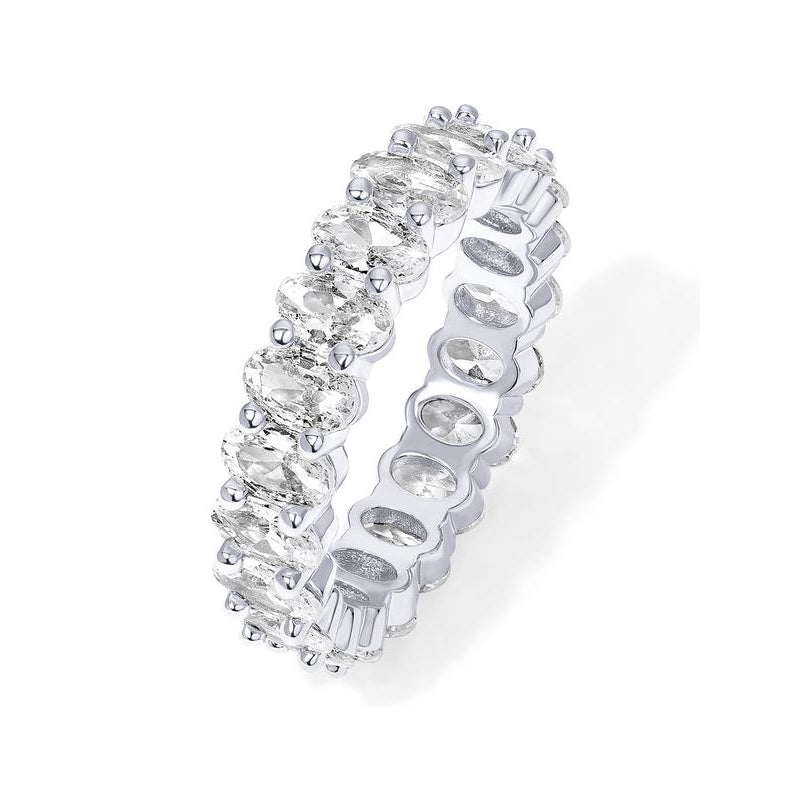 Oval Wide Zirconia Ring