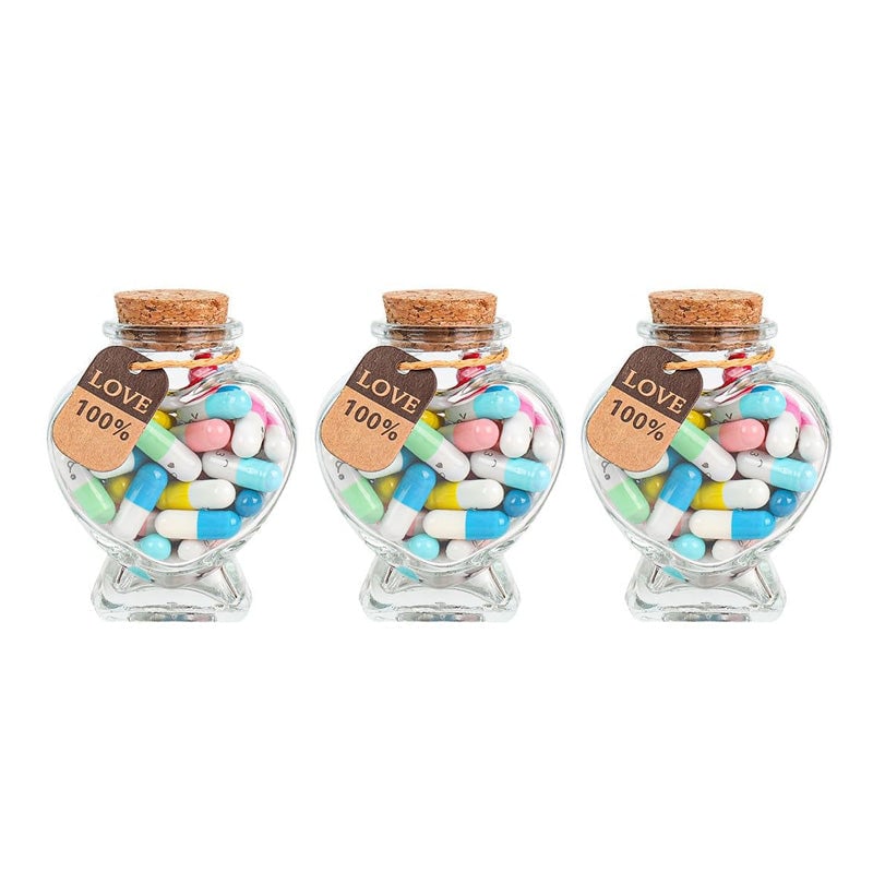 Capsule Letters Message In the Bottle (Mixed Color π)