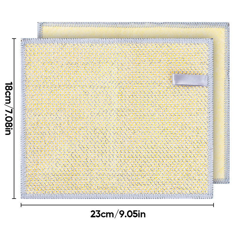 Thickened silver wire cleaning cloth