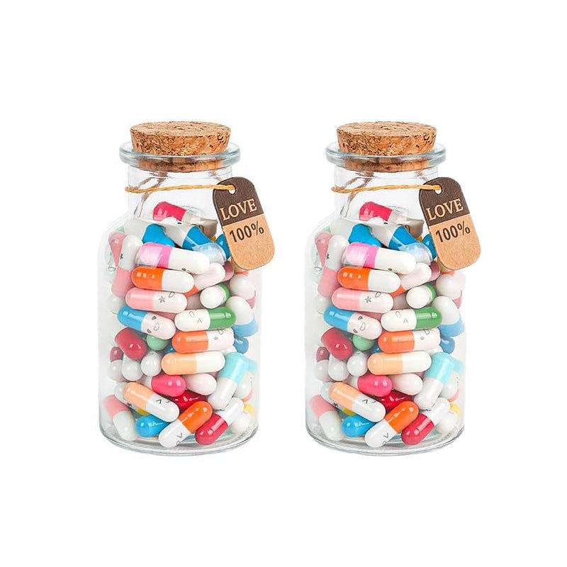 Capsule Letters Message In the Bottle (Mixed Color π)