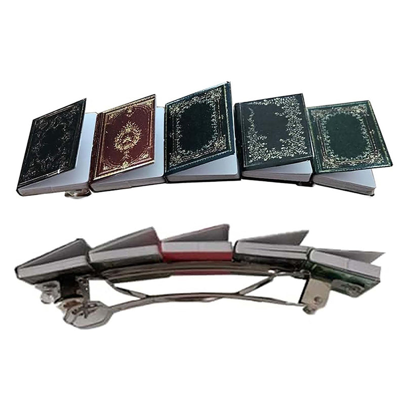 ๐๐๐๐Miniature book hair clip barrette
