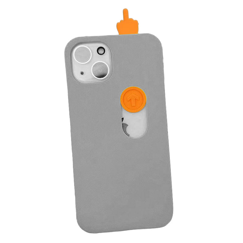 3D Printed Middle Finger Sliding Phone Case