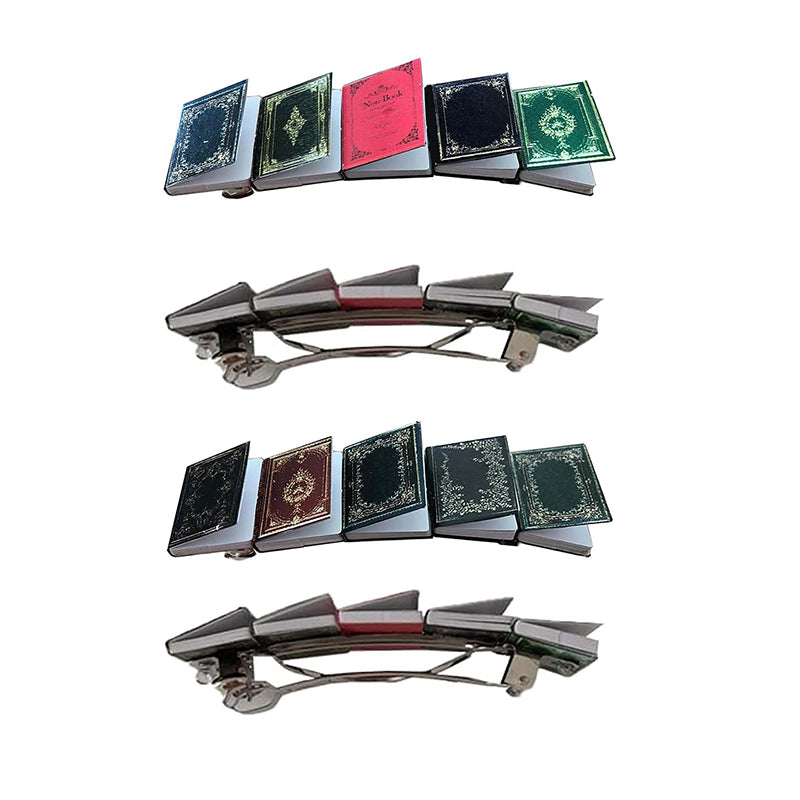 ๐๐๐๐Miniature book hair clip barrette