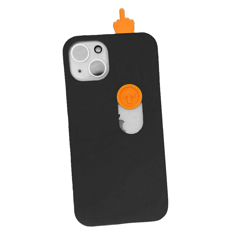 3D Printed Middle Finger Sliding Phone Case