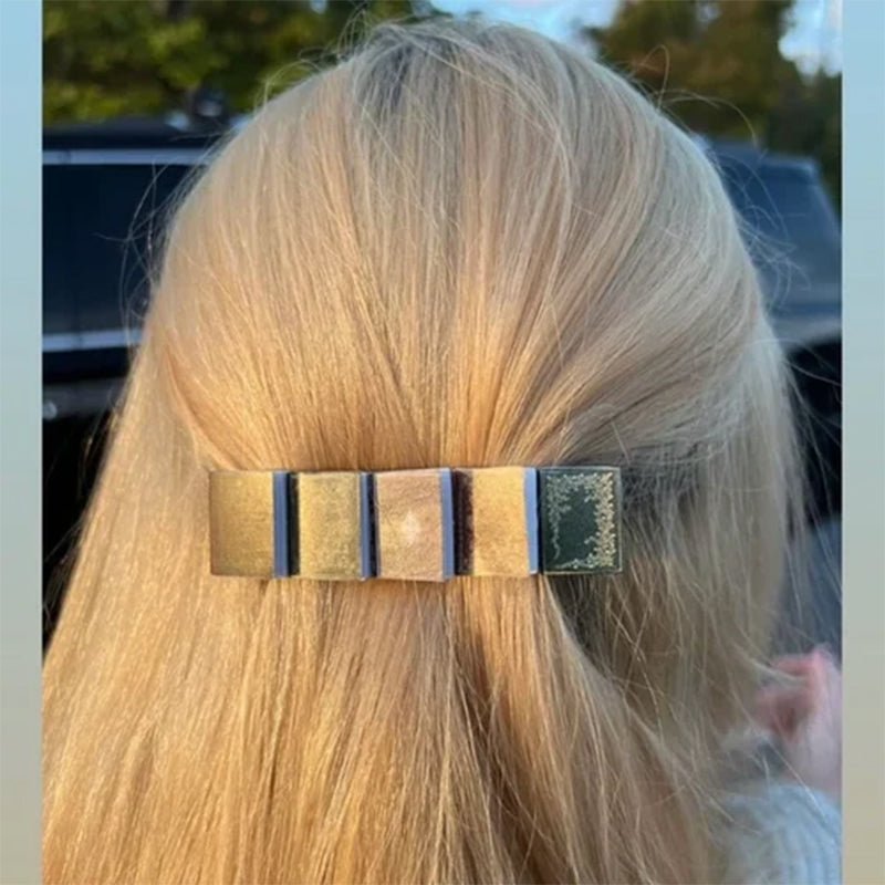 ๐๐๐๐Miniature book hair clip barrette