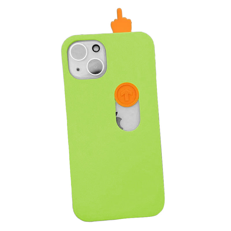 3D Printed Middle Finger Sliding Phone Case