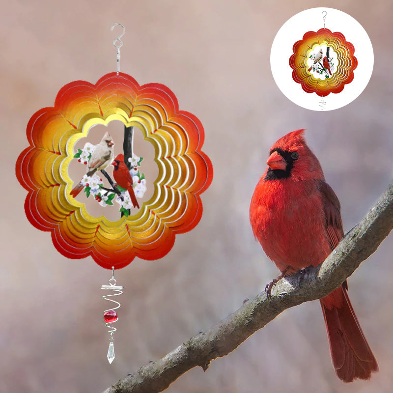 3D Garden Hummingbird Wind Spinner