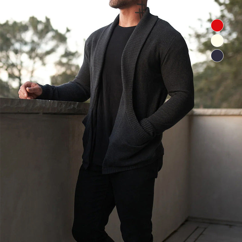 Men's Slim Cardigans With Pockets