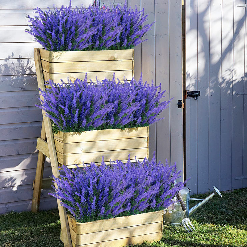 Outdoor Artificial Lavender Flowers (6 PCS)