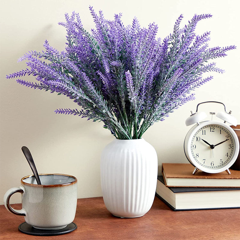 Outdoor Artificial Lavender Flowers (6 PCS)
