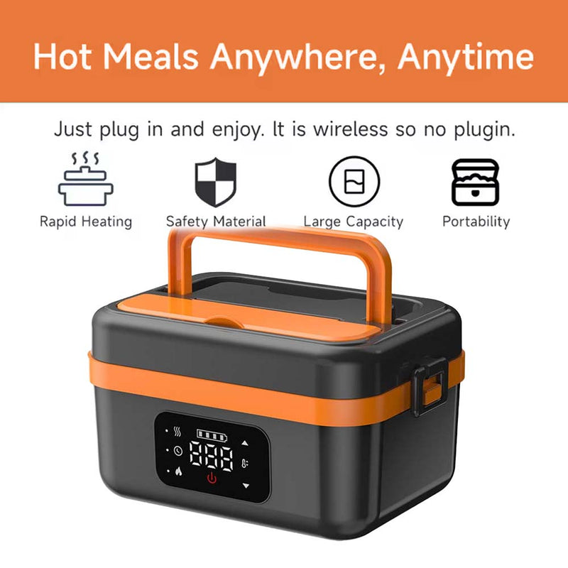 Wireless Heated Lunch Box (1L Capacity)