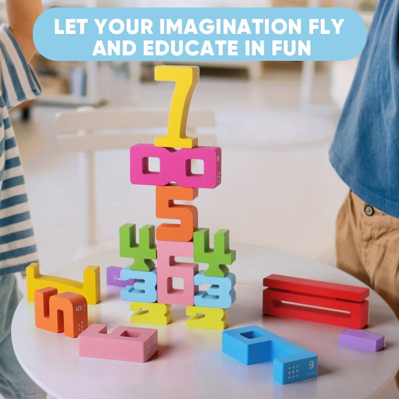 Montessori-Inspired Wooden Number Blocks – Unlock Your Child’s Potential!