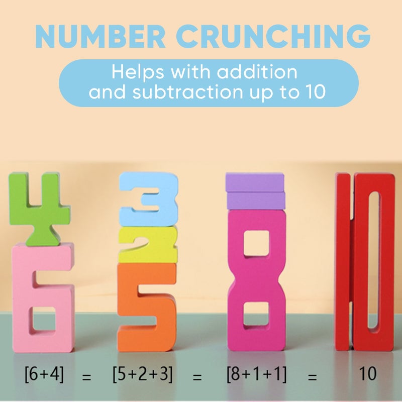 Montessori-Inspired Wooden Number Blocks – Unlock Your Child’s Potential!