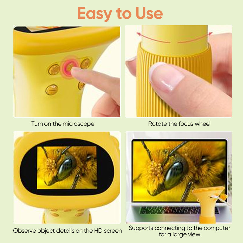 【Up to 50% OFF】Children's Science Education Microscope