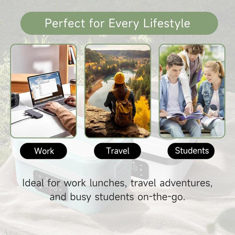 Wireless Heated Lunch Box (1L Capacity)