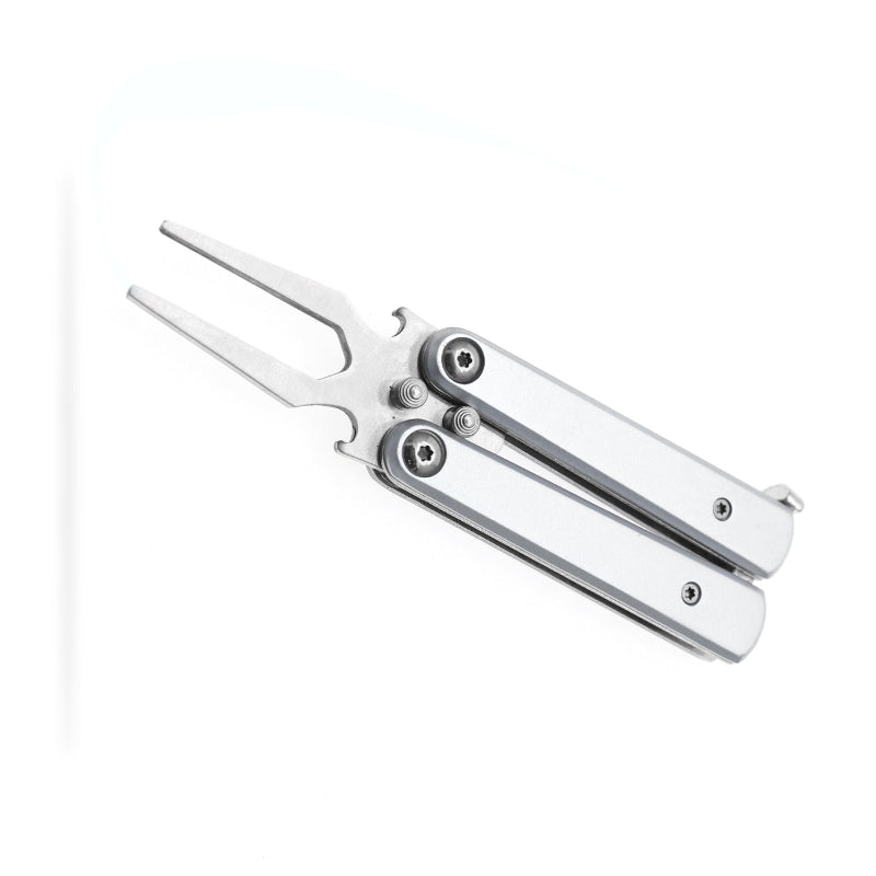 Folding Butterfly Golf Divot Tool with Bottle Opener