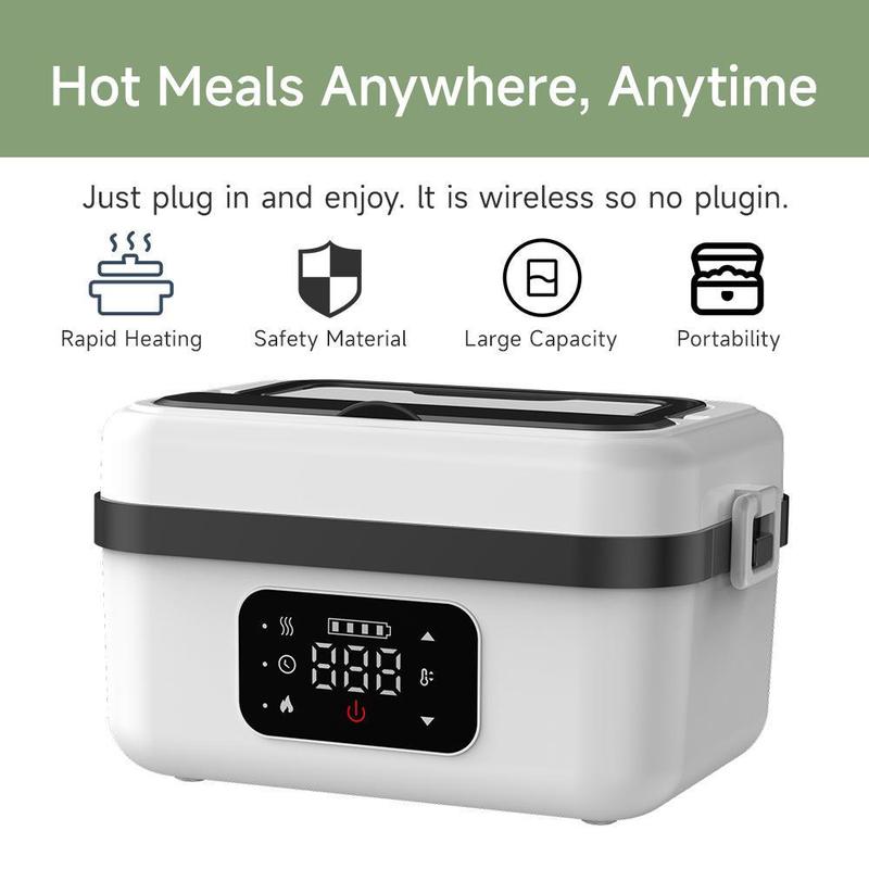 Wireless Heated Lunch Box (1L Capacity)