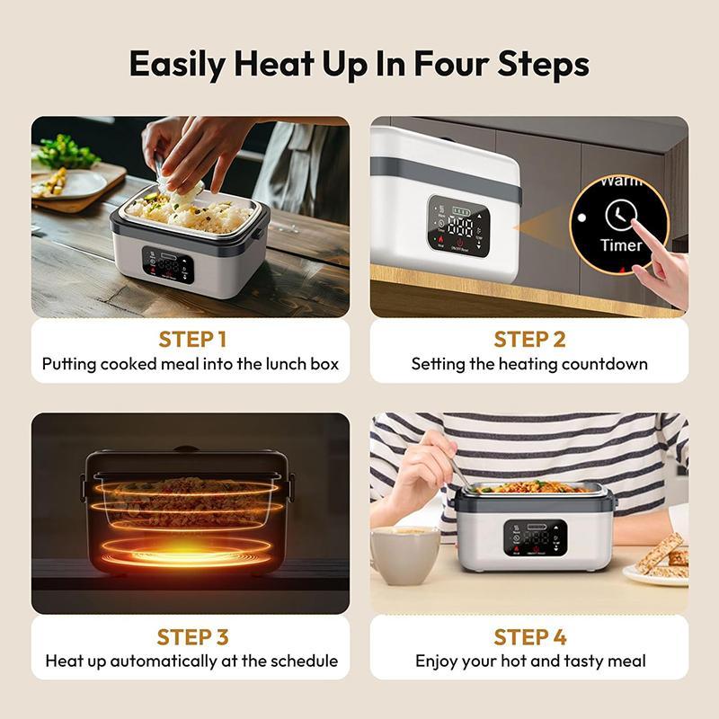 Wireless Heated Lunch Box (1L Capacity)