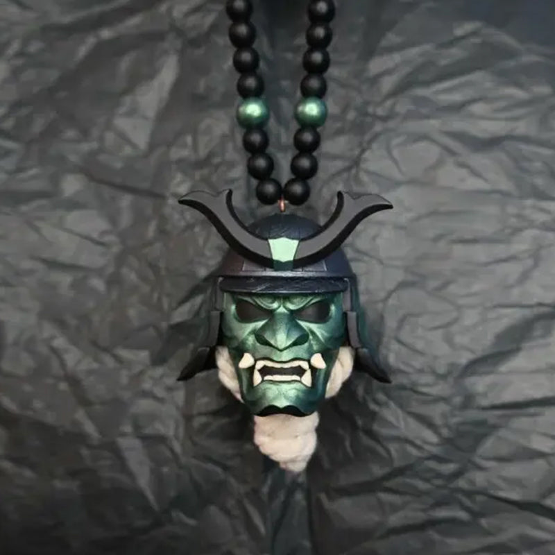 Japanese Oni Mask Car Rear Veiw Mirror Ornament