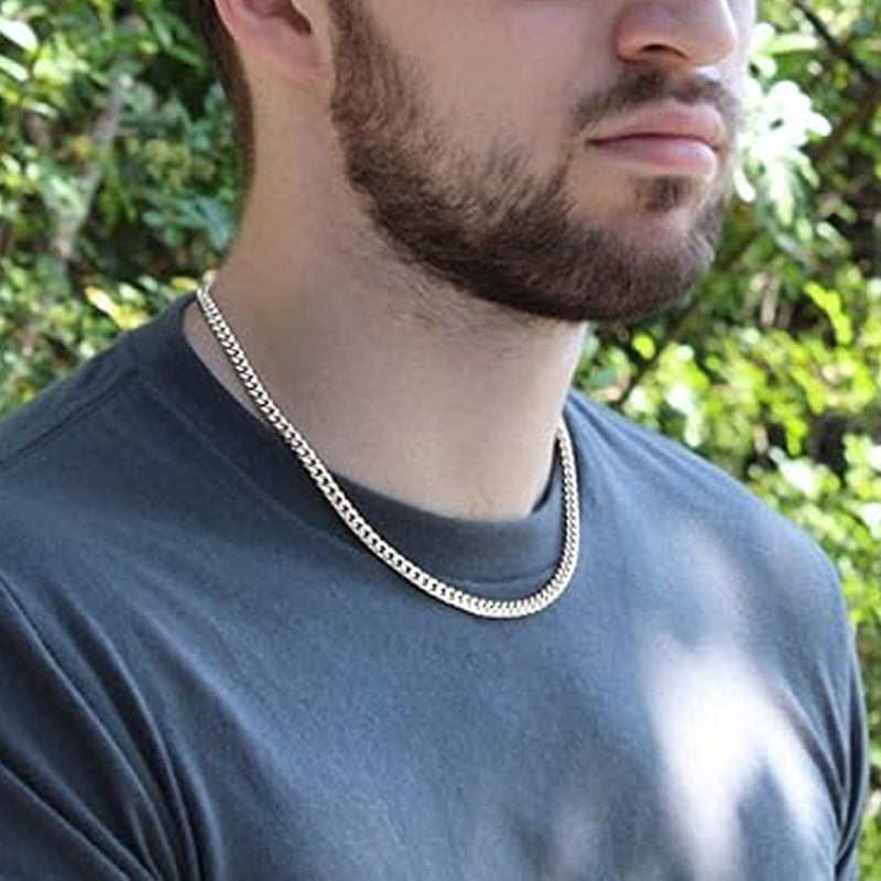 Mens Cuban Link Chain Necklace