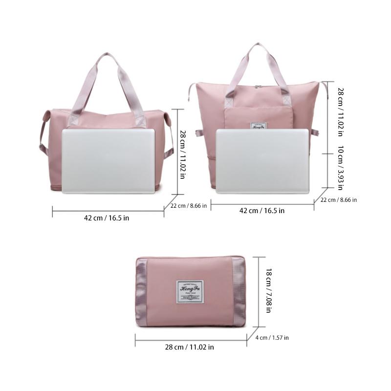 Large capacity folding travel bag