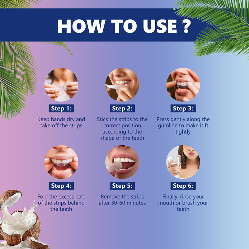 Coconut Mint Whitening Strips