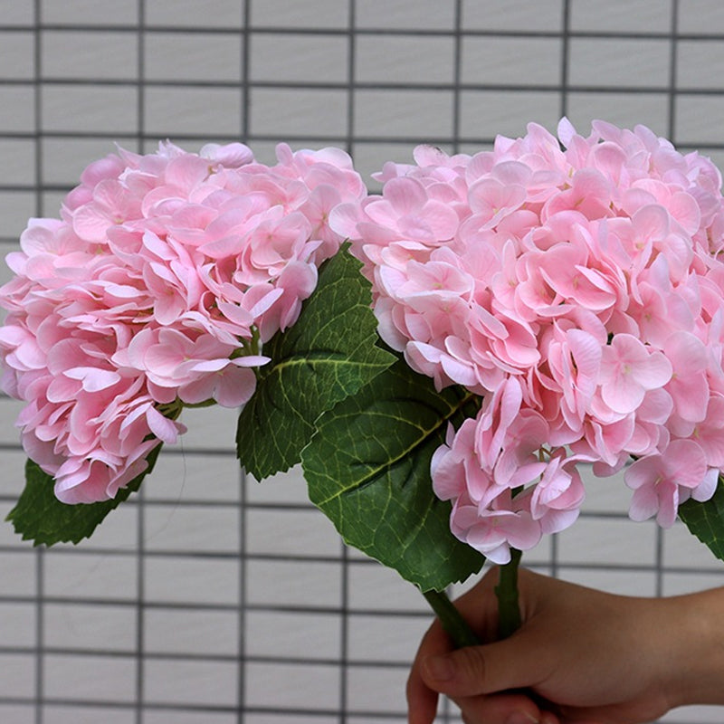 Outdoor artificial hydrangea flowers