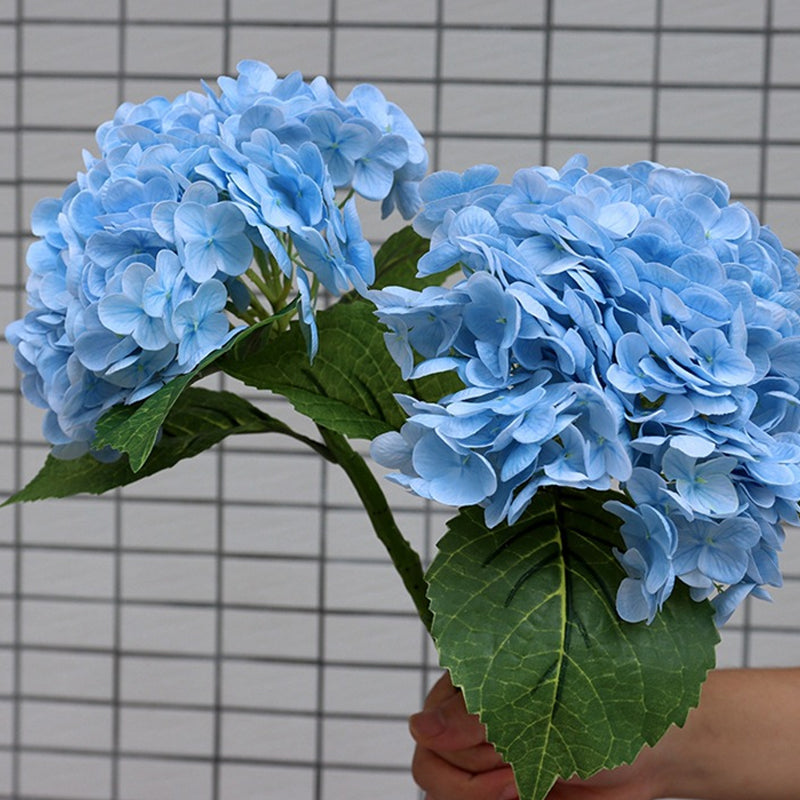 Outdoor artificial hydrangea flowers