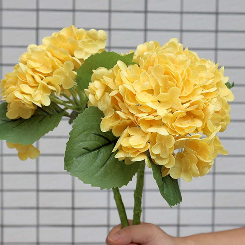 Outdoor artificial hydrangea flowers
