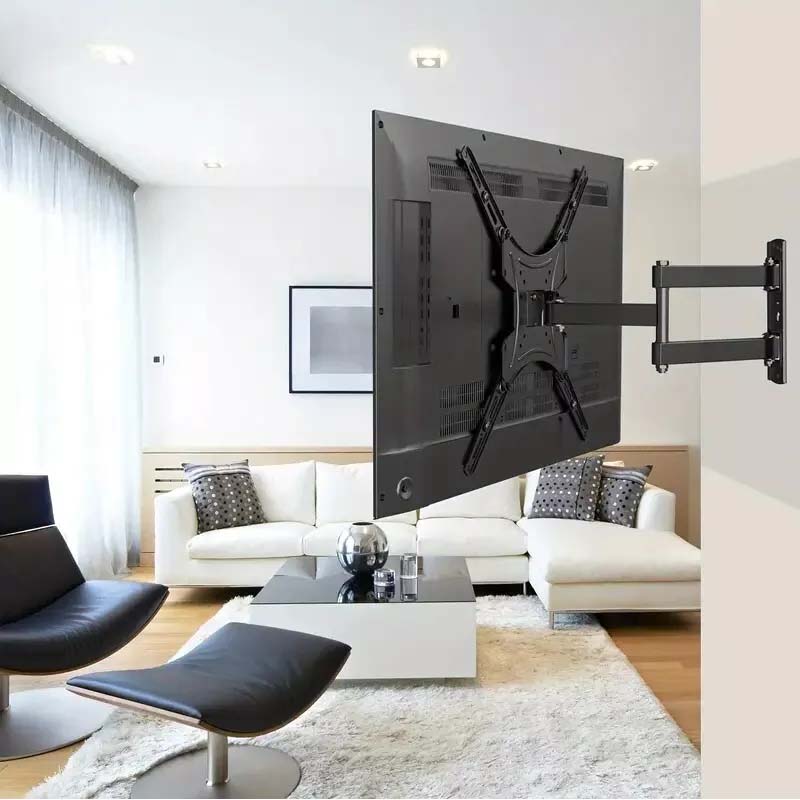 Full Motion TV Wall Mount for 14-55" LED/LCD Flat & Curved Screens