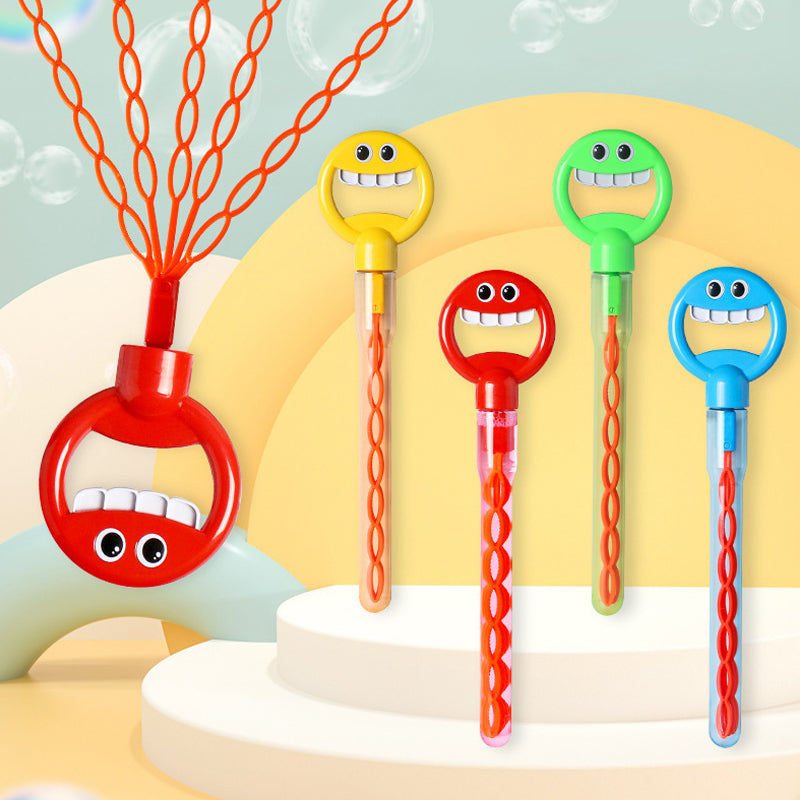 Smiley Bubble Magic Wand