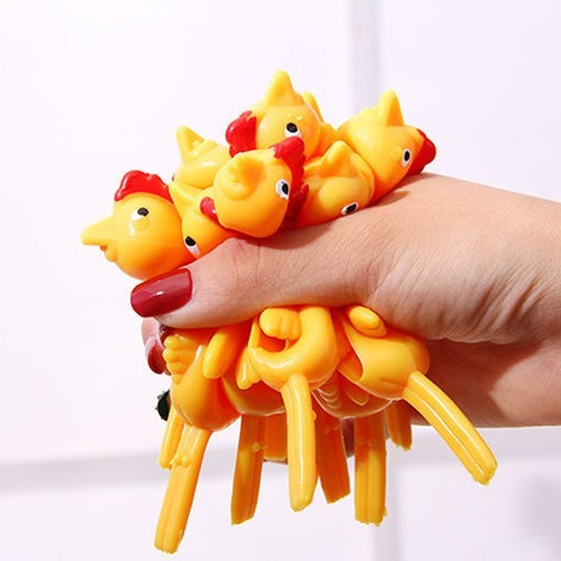 Slingshot Chicken Flying Finger Toy