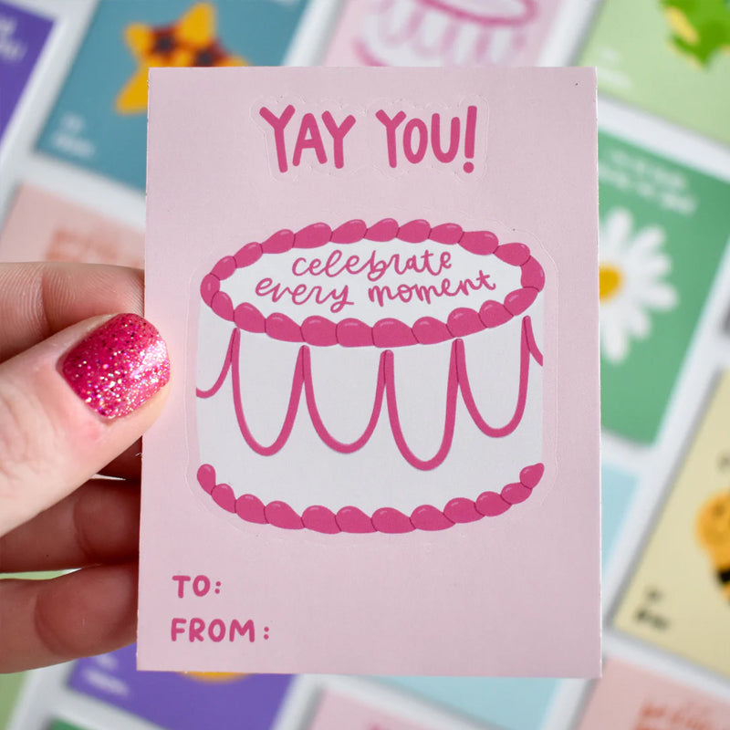 Sticker Gram Greeting Card（1 set/10 pcs）