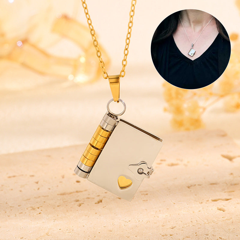 Locket Letter - Message in Steel