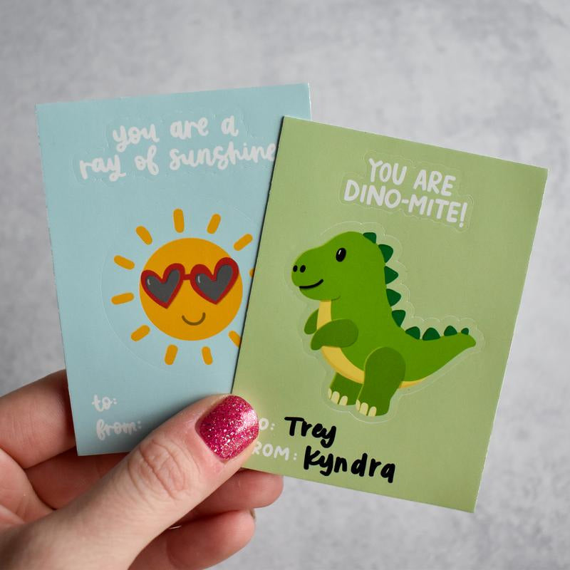 Sticker Gram Greeting Card（1 set/10 pcs）